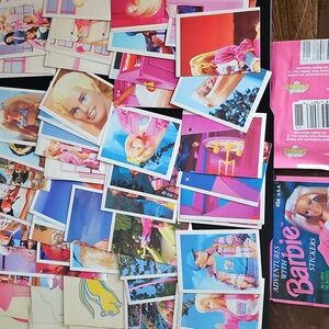 Vintage Barbie Stickers Diamond 1994